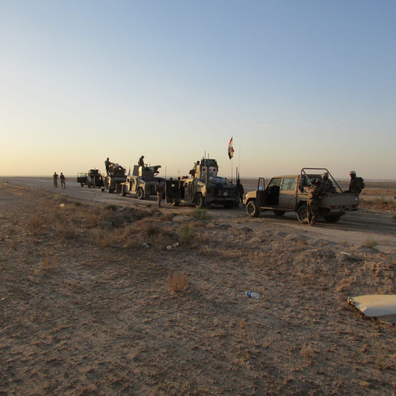 بالصور.. نتائج اليوم الاول من عمليات مطاردة داعش في صحراء الأنبار