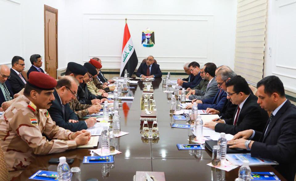 مجلس الأمن الوطني يعقد اجتماعه الاسبوعي برئاسة عادل عبدالمهدي