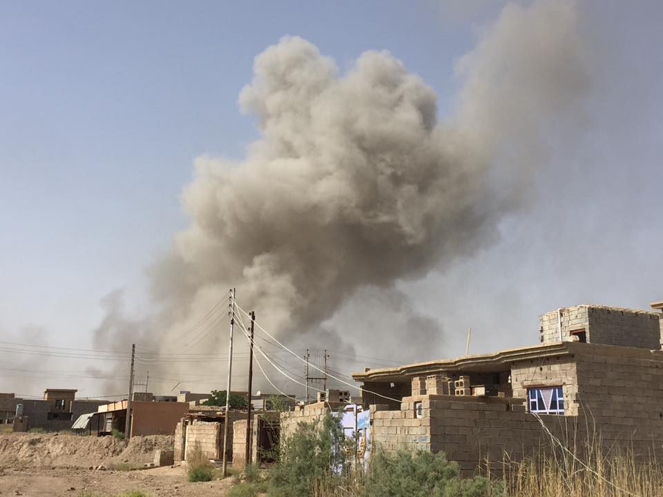 القوة الجوية تدمر سبعة اهداف لـ”داعش” شمال الرمادي
